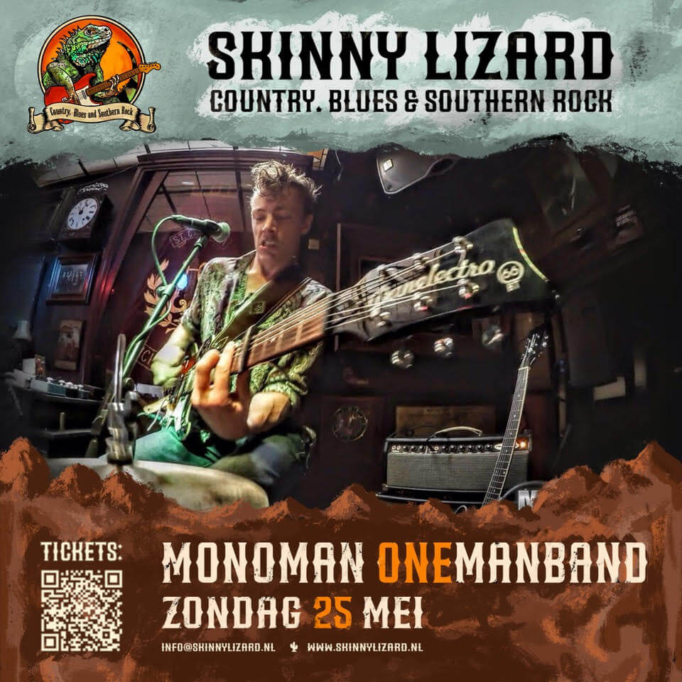 skinny lizard festival monoman onemanband